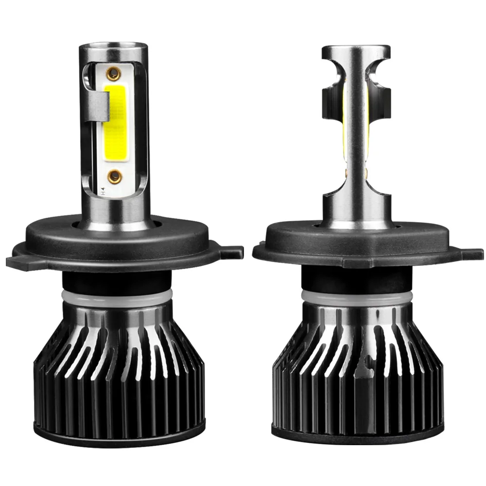 1 пара Автомобильные светодиодные лампы H4 H7 COB H1 H3 H11 H13 HB3 HB4 2020 9004|Передние LED-фары