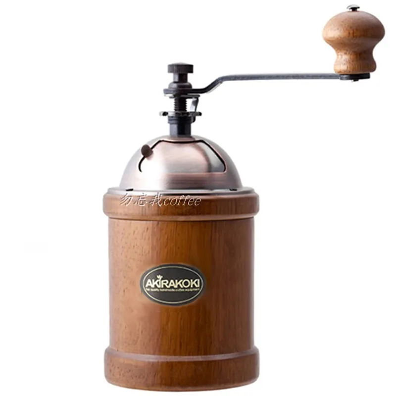 

Vintage Coffee Maker Manual Grinder Wooden Coffee Grinder Beans Hand Crank Kitchen Esmerilhadeira Household Appliances ED50MD