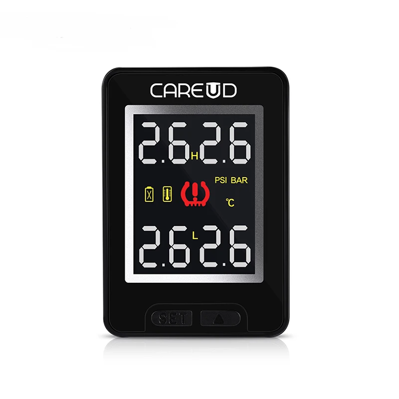 Система контроля давления в шинах U912 TPMS с 4 внутренними датчиками ЖК-дисплей для