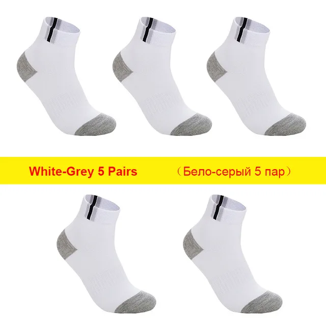 

5 Pairs=10pcs Men ankle socks Breathable Summer Winter Cotton sports Socks mesh Casual Athletic Thin Cut Short Sokken Size 39-44