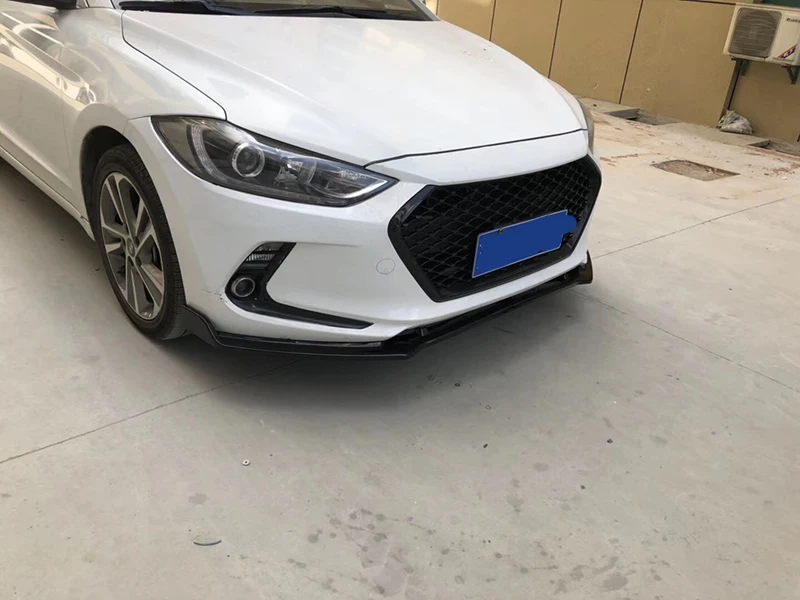 Для Hyundai Elantra 2017 новинка 2018 3 шт. автомобильный передний бампер разветвитель для