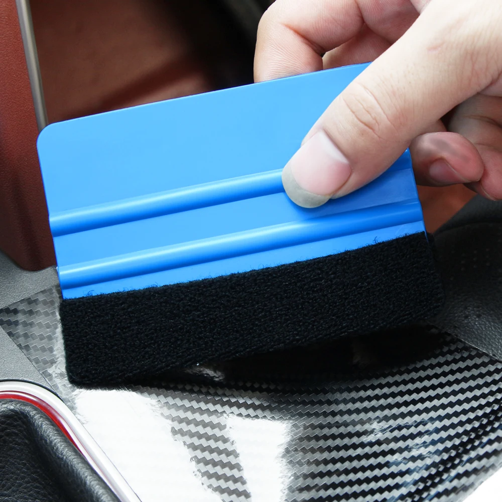 Разноцветная виниловая пленка из окна автомобиля скребок льда чистящие салфетки