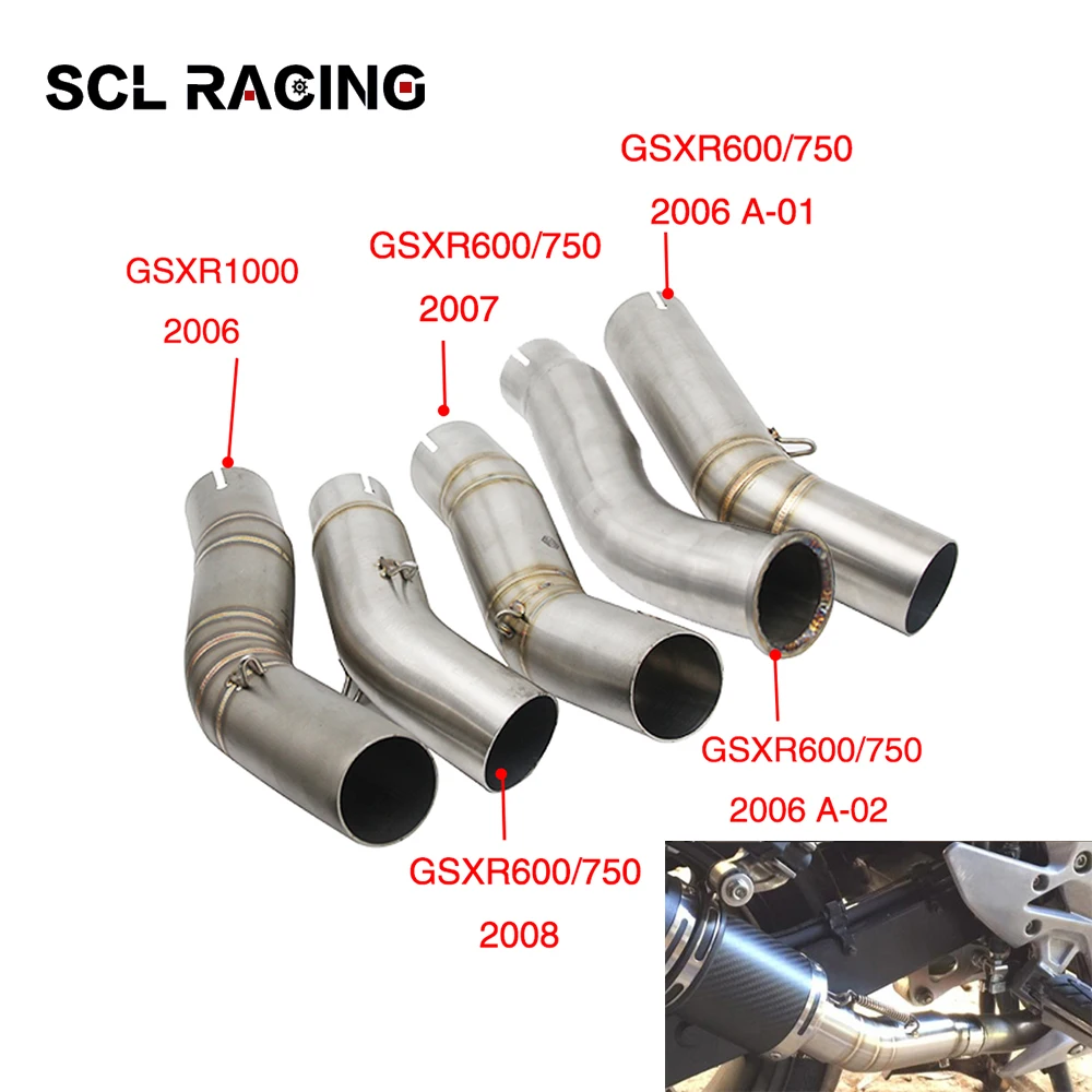 SCL Racing новая выхлопная труба для мотоцикла глушитель Средний Соединительный Suzuki