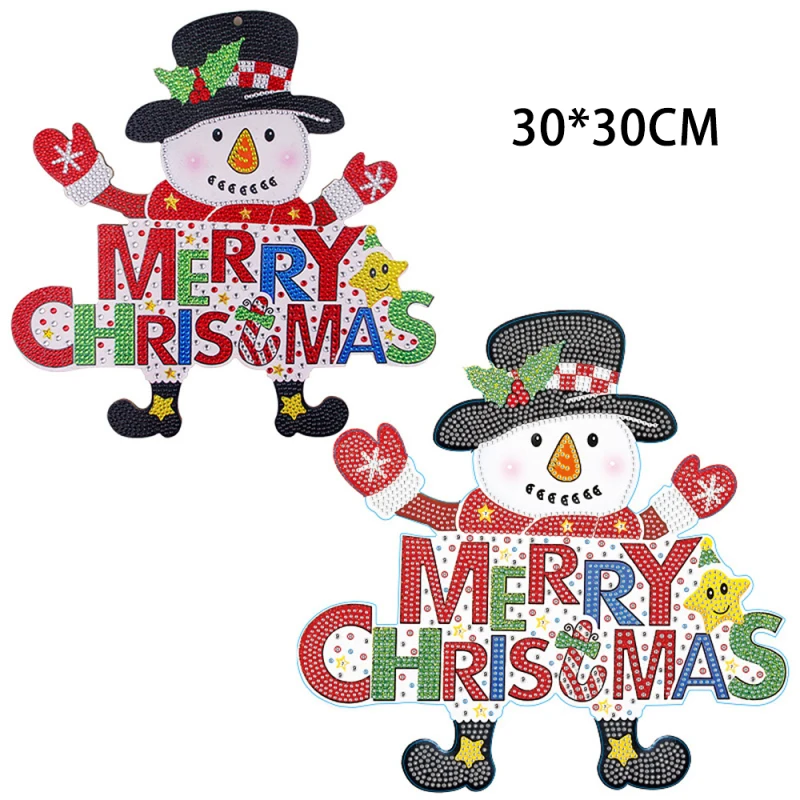 

1Set Handmade Crafts DIY Diamond Painting Wall Hanging Material Packaging Kit Christmas Halloween Party Decoration