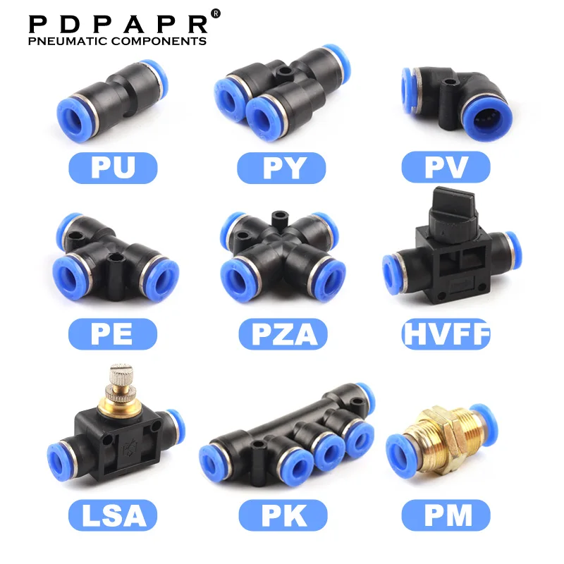 Пневматический Фиттинг Соединительная труба быстроразъемные фитинги для