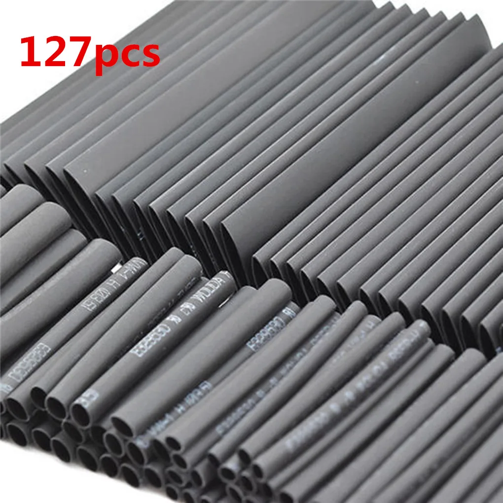 

127 Pcs Heat Shrink Sleeving Tube Tube Assortment Kit Electrical Connection Electrical Wire Wrap Cable Waterproof