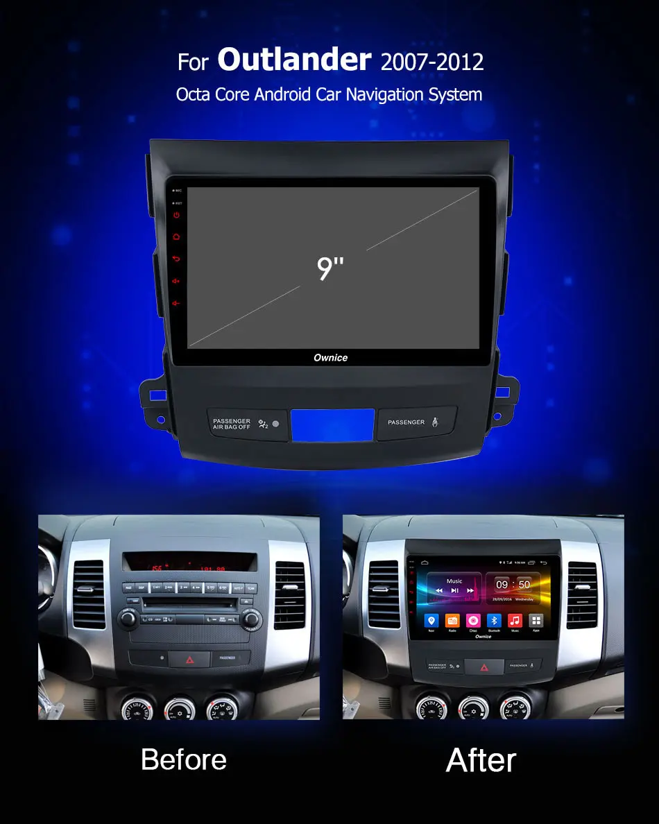 Ownice DSP Android 9 0 автомобильный проигрыватель с радио и GPS Navi 4G Восьмиядерный 360