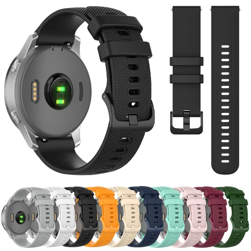 Силиконовый ремешок для наручных часов Garmin Vivoactive 3 4 Forerunner 245 645 музыкальный CAME 22 20 |