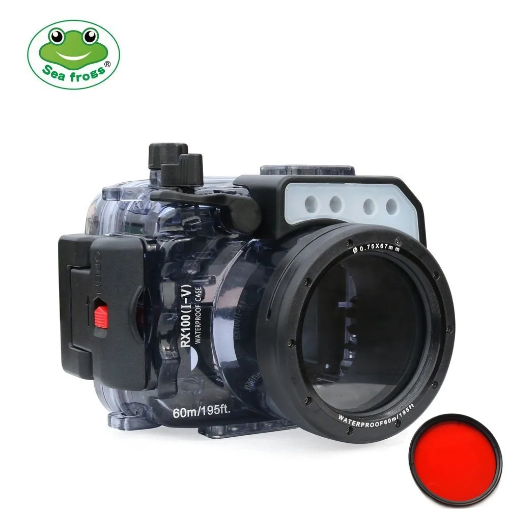 Корпус для подводной камеры Seafrogs 60m/195ft Sony M2 M3 M4 M5 DSC RX100(I V) M5|Сумки