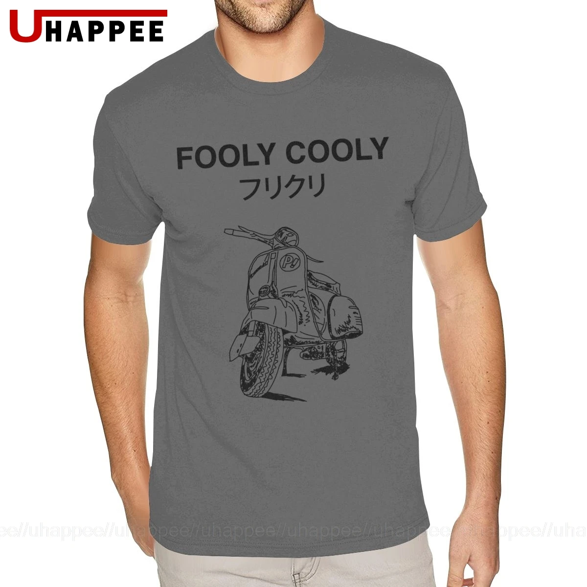 FLCL Vespa тройник Guys 2020 лучшего качества с коротким рукавом для мужчин низкая цена