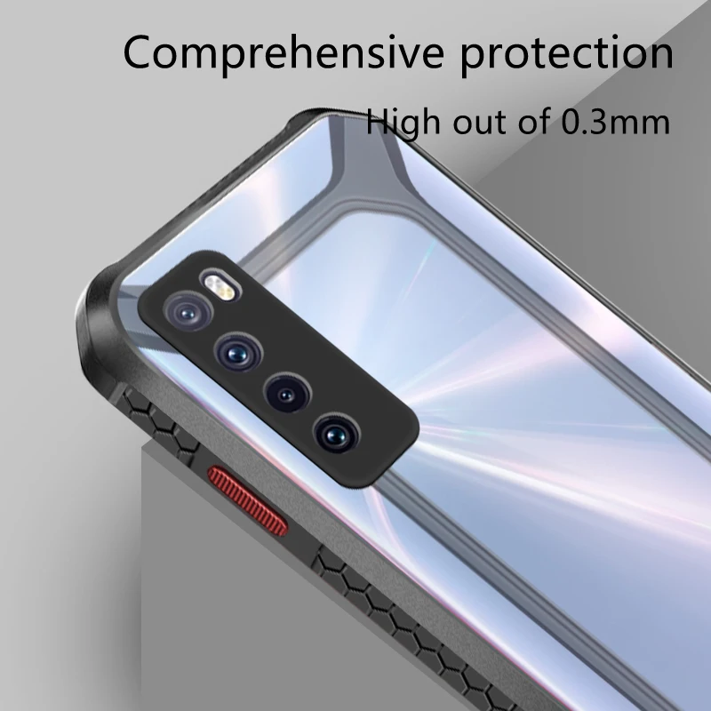 Rzants for Huawei Nova 7 Se case unicorn Airbag pumper Shockproof Casing Transparent Phone Shell Funda Soft Cover | Мобильные