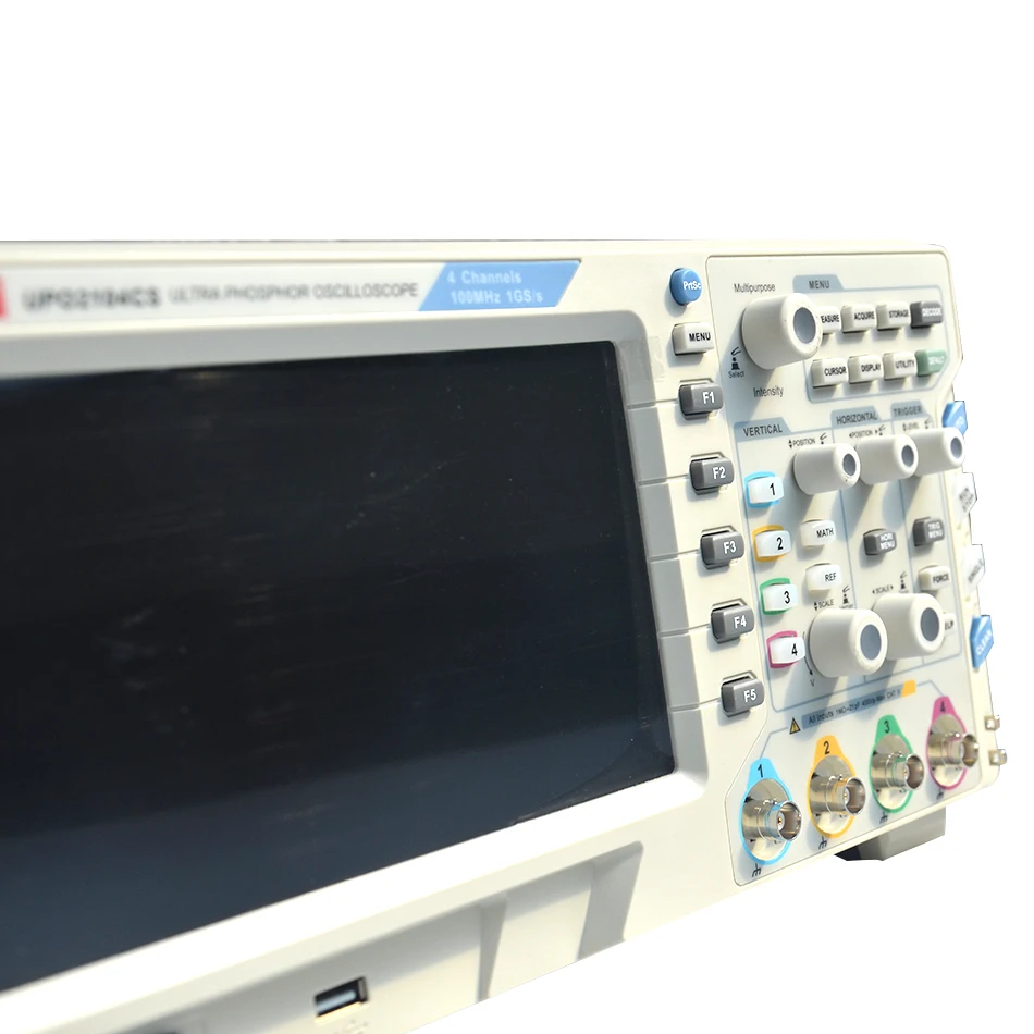 UNI-T UPO2104CS ультра ФОСФОРНЫЕ осциллографы 4 канала 100 МГц 7 дюймов ЖК-дисплеи 1GS/s частота дискретизации осциллографы