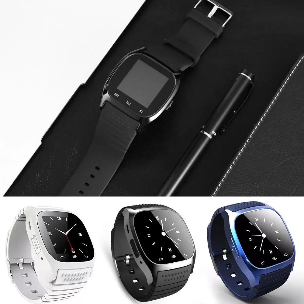 Waterproof Smartwatch M26 Bluetooth Smart Watch Daily LED Display for Android Phone Men | Электроника