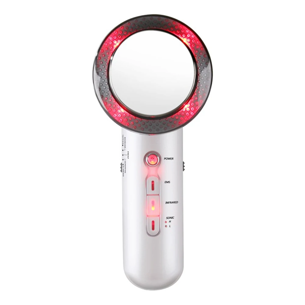 3 в 1 EMS инфракрасный ультразвуковой массажер для тела Вес потери антицеллюлитный