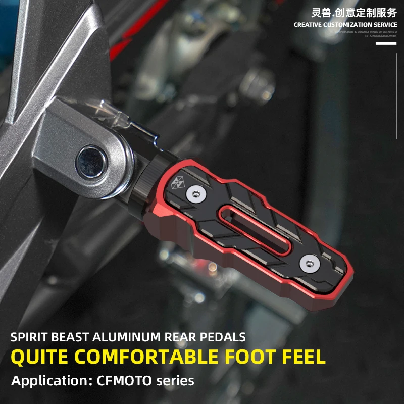 

Motorcycle Rearset Footrest Non-slip Pedals Rest Foot Pegs mount Accessories For CFMOTO 150NK 250NK 400NK 650NK 250SR VOGE 300AC