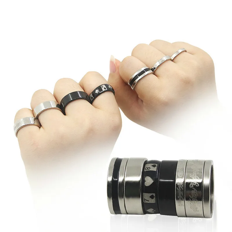 1 Pz Anello Trucchi Magici 18/19/20/21Mm Forte Magnete Magnetico Anello Moneta Dito Decorazione Anello Magico Puntelli Accessori Magici
