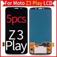 5pcslot for moto z3 play lcd screen display with touch digitizer assembly xt1929 mobile phone parts