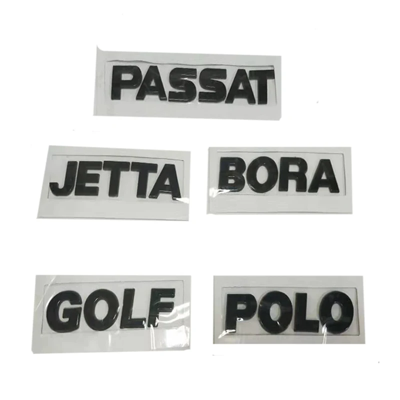 Новый Черный Автомобильный стикер 3D ABS наклейка значок эмблема хром логотип для VW