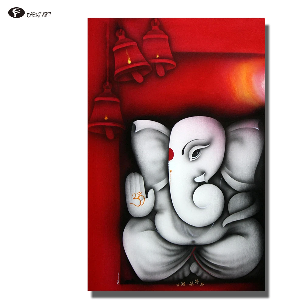 CHENFART Холст Картина Ганеша Будда настенные художественные картины для гостиной