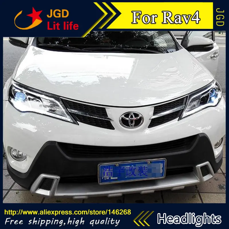 Автомобильный Стайлинг светодиодная лампа HID Rio светодиодный фара Toyota Rav4 чехол