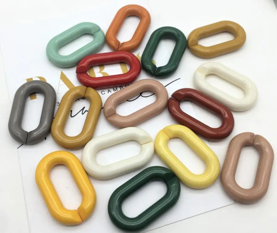 

Модные Акриловые звенья цепи «сделай сам» Аксессуары для изготовления ювелирных изделий 15*20 мм съемные