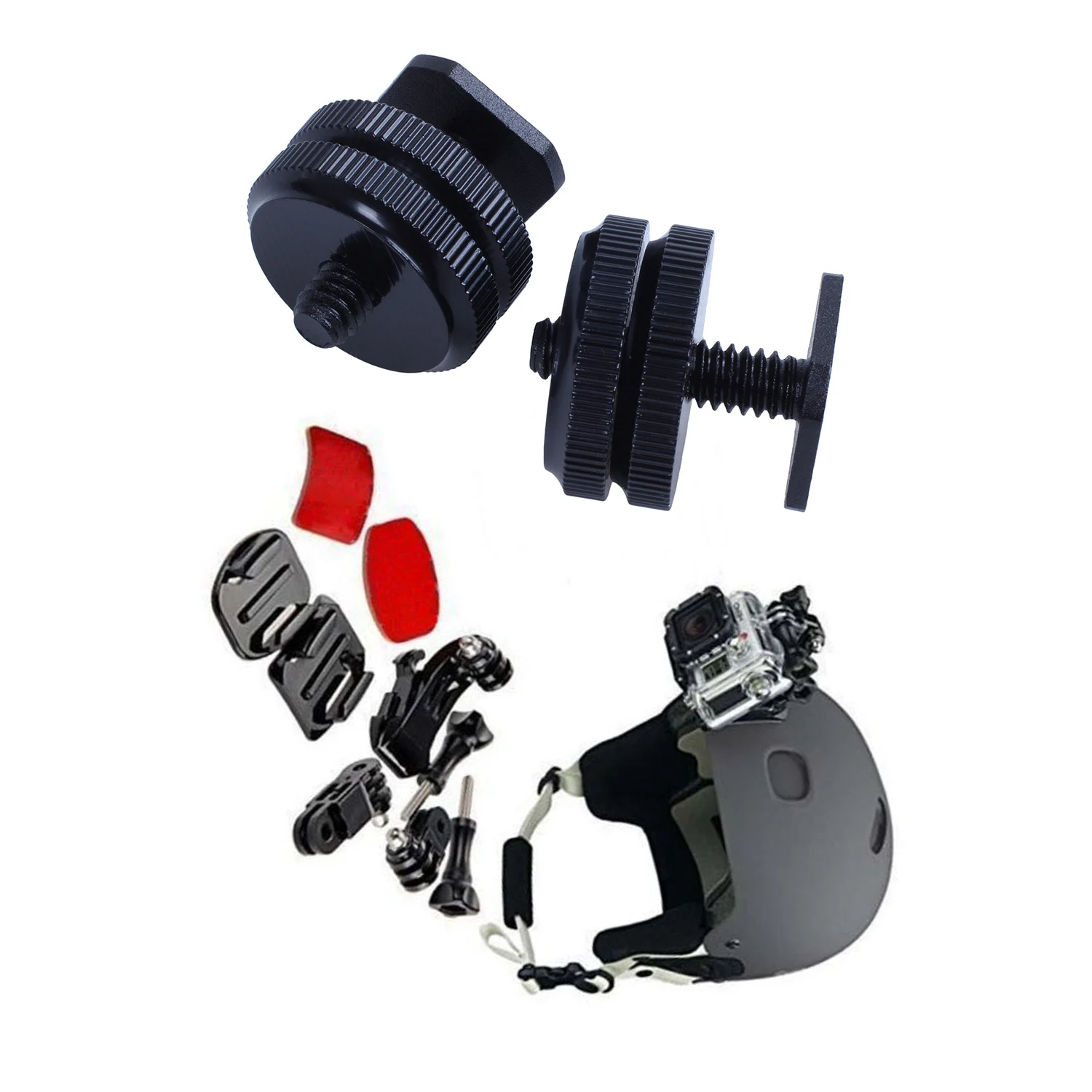 11 шт. Аксессуары: 2 Pro 1/4 дюйма крепление адаптера для штатива винт вспышки Горячий