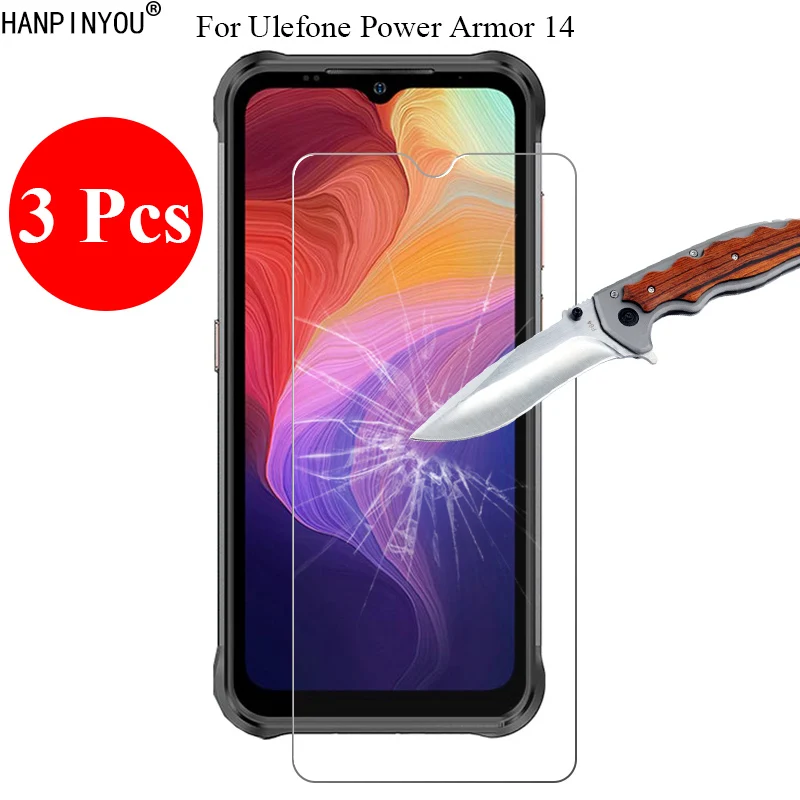 

Новое закаленное стекло 3 шт./лот 9H 2.5D, Защита экрана для Ulefone Power Armor 14 6,52 ", защитная пленка + инструменты для очистки