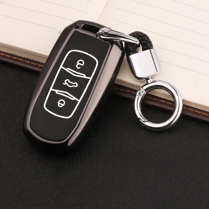 Чехол для ключей из цинкового сплава и кожи GEELY atlas Emgrand EC7 EC718 EC715 Global Hawk GX7 GC7 SC6