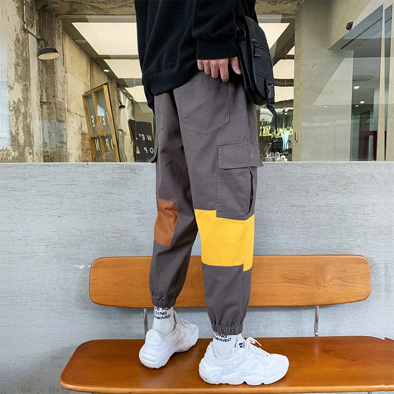 

Ay21 2021 spring summer autumn new women fashion casual Popular long Pants woman female OL cargo pants men trousers men