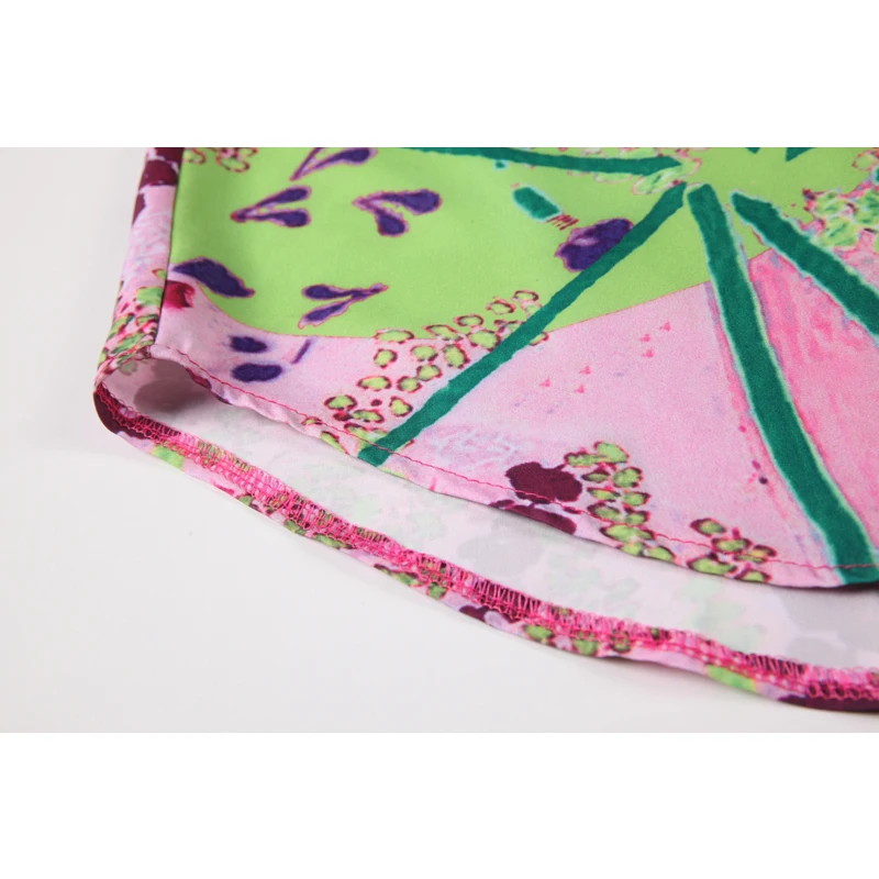 

Straight Casual Tie Dye Shirt Women's Pink Lapel Collar Long Sleeve Loose Holiday Partywear Blouse Female 2021 Chic New Clothes