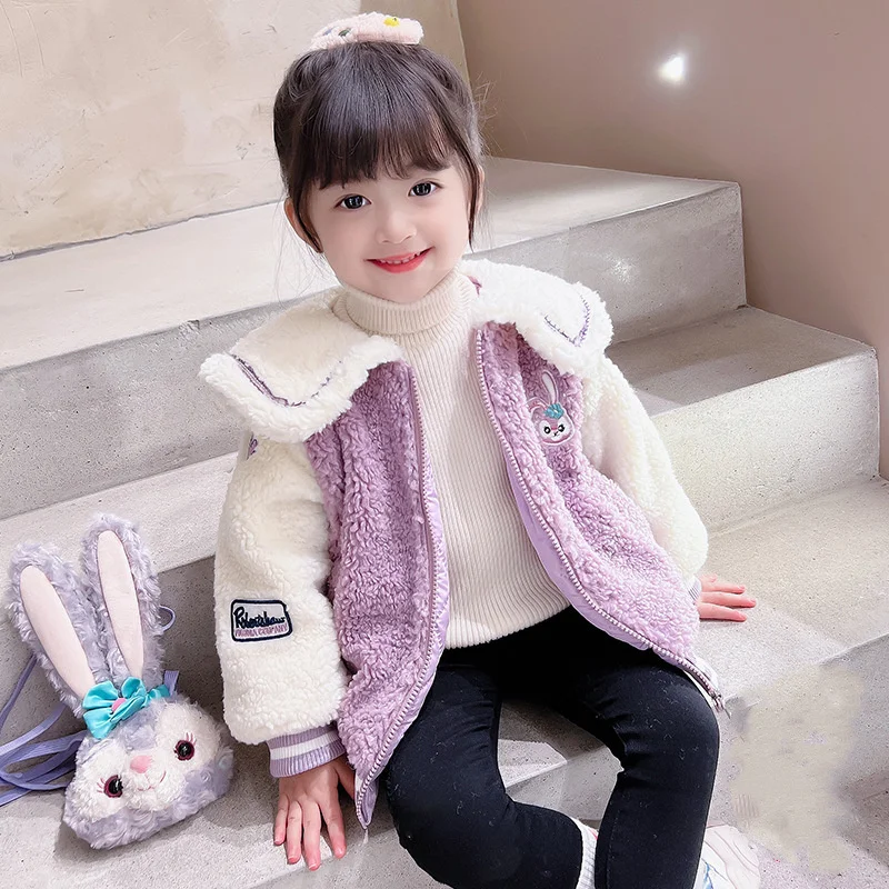 

Girls Baby's Kids Coat Jacket Outwear 2022 New Thicken Spring Autumn Cotton Sport Overcoat Teenagers Tracksuit Sport Children's
