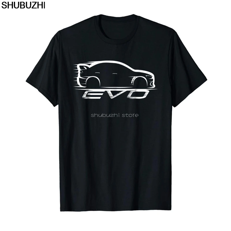 Японские Классические Legend Car Evo Пользовательские белые футболки хлопок летние
