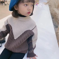 fashion loose winter warm clothes girls sweater kids plus velvet toddler teens tops thicken children cute high quality christmas