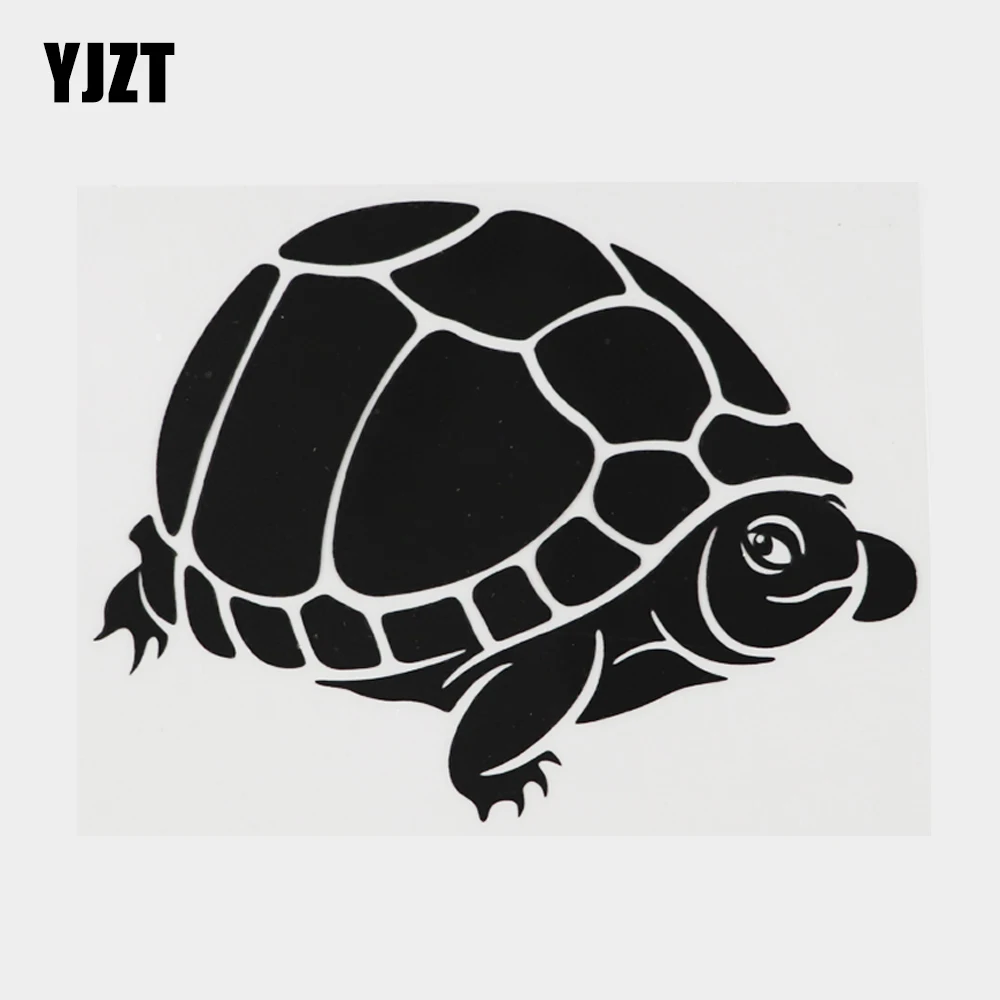 

YJZT 13.6CM×10.3CM Marine Animals Sea Turtle Decal Car Sticker Vinyl 18A-0466