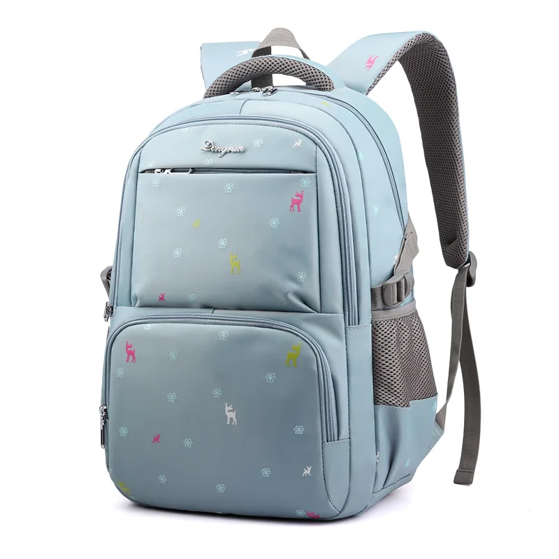 Нейлоновые школьные ранцы для мальчиков-подростков детский рюкзак с принтом