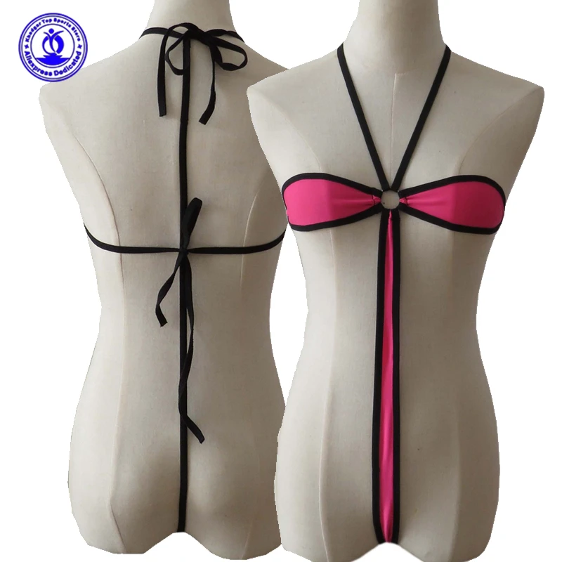 

2020 Criss Cross Bandeau Micro Thong Bikini Set Brazilian Biquini Swimsuit Female Swimwear Sex G-String Costumes Bathing Suit