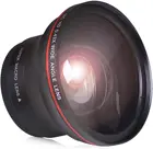 1 шт. широкоугольный объектив 55 мм 0.43x с макросъемкой для камер Nikon D3400, D5600 и Sony Alpha