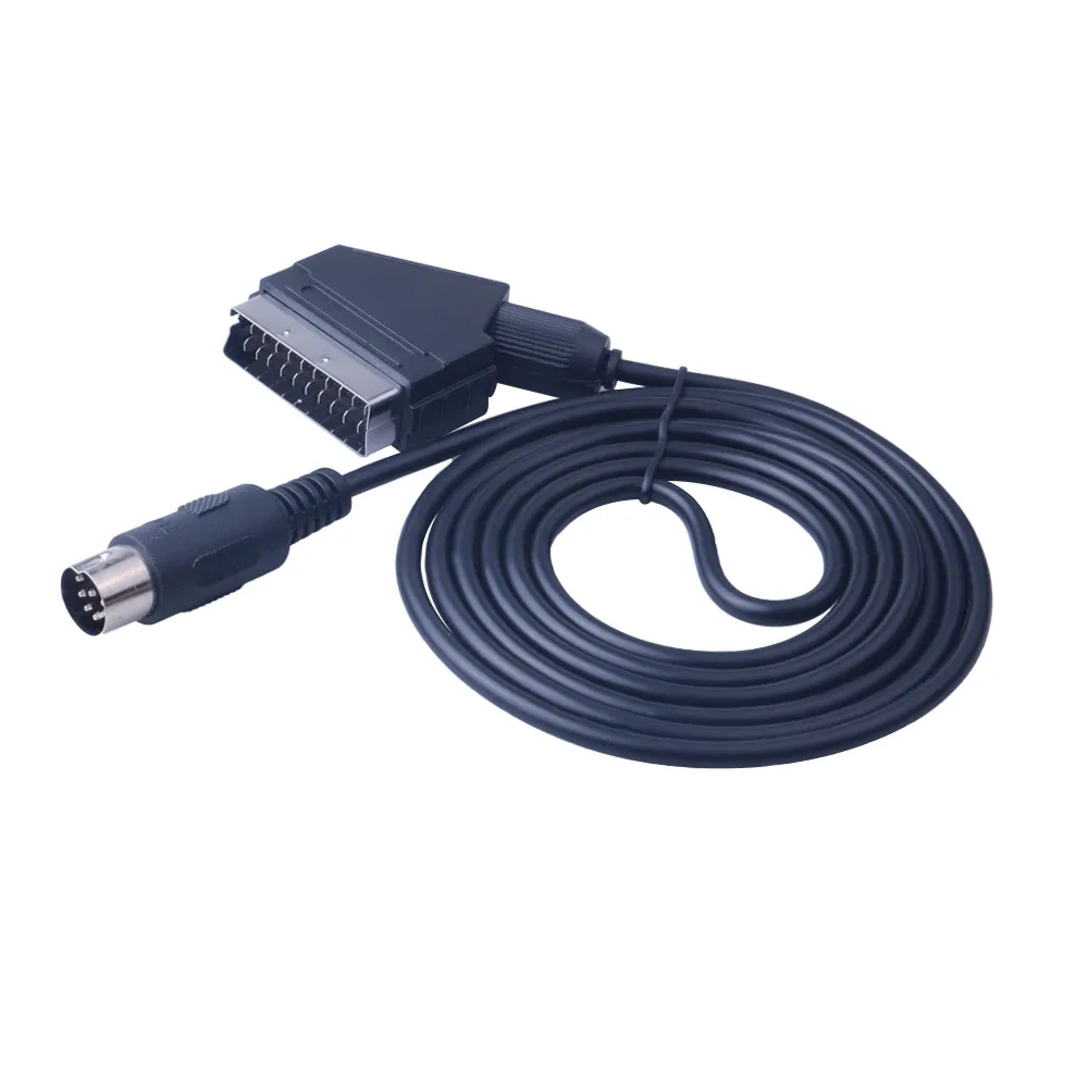 1 8 м V pin Scart кабель для Sega Megadrive Genesis Master System RGB AV Сменные кабели|Кабели VGA| |