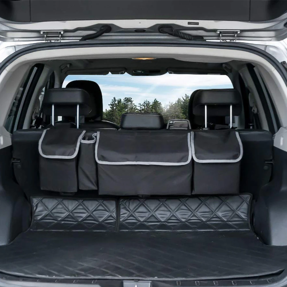 2020 подвесная сумка для хранения на заднее сиденье автомобиля черная