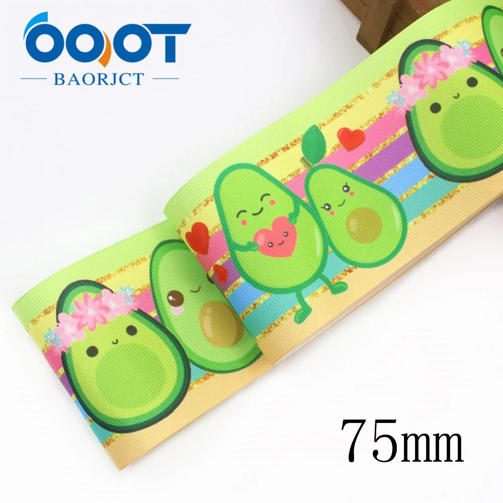 OOOT BAORJCT I-19912-2152 75 мм 10 ярдов мультфильм термотрансферные печатные корсажные ленты
