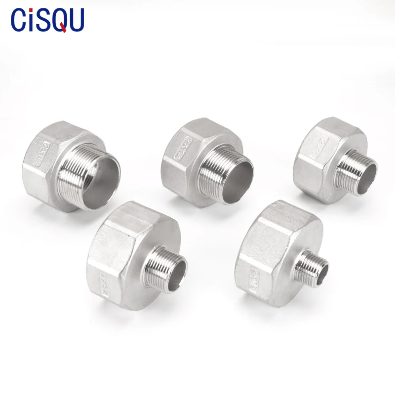 Трубопроводная арматура 304 Нержавеющая сталь уменьшить мужского и женского пола