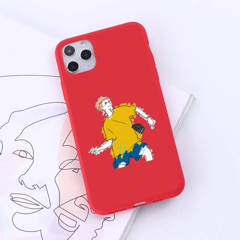 

Jujutsu Kaisen 2 Phone Case Red Candy Color for iPhone 6 7 8 11 12 s mini pro X XS XR MAX Plus