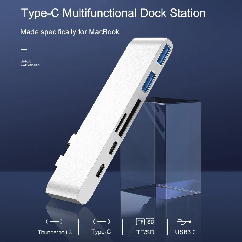 USB-хаб с кардридером для Macbook Air Pro USB Type C 3 0 | Компьютеры и офис