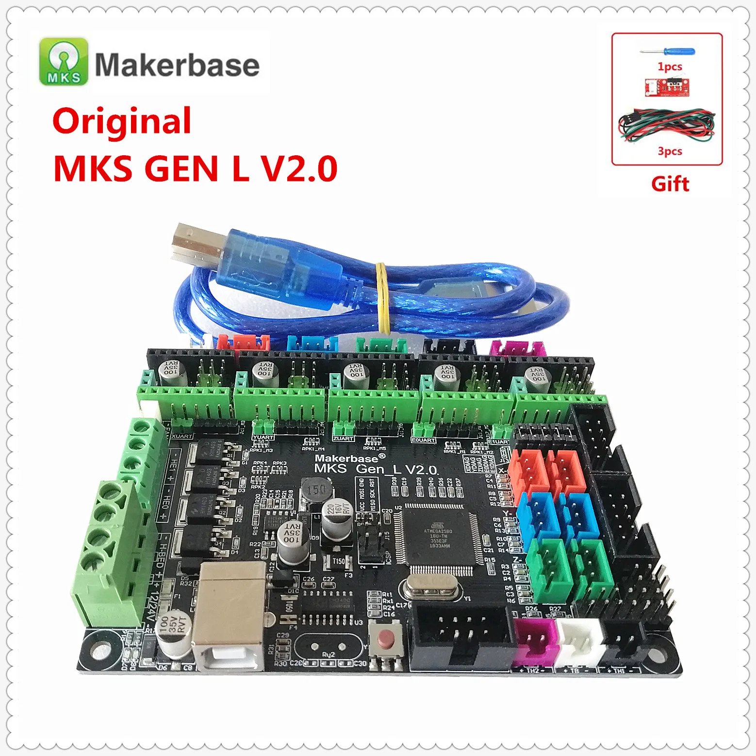 MKS GEN L V2.0 + TFT28 LCD V4.0 minipanel сенсорный дисплей дешевые 3D принт школьные наборы