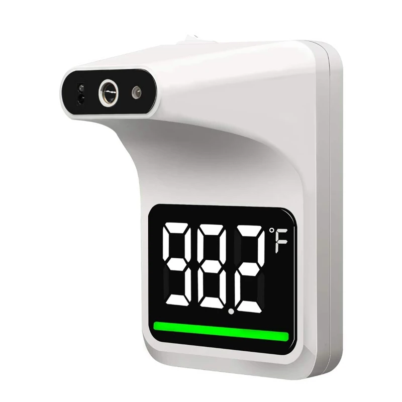 

Настенный термометр HLZS, инфракрасный сканер температуры лба/тела, Бесконтактный, с сигнализацией лихорадки для школы и офиса