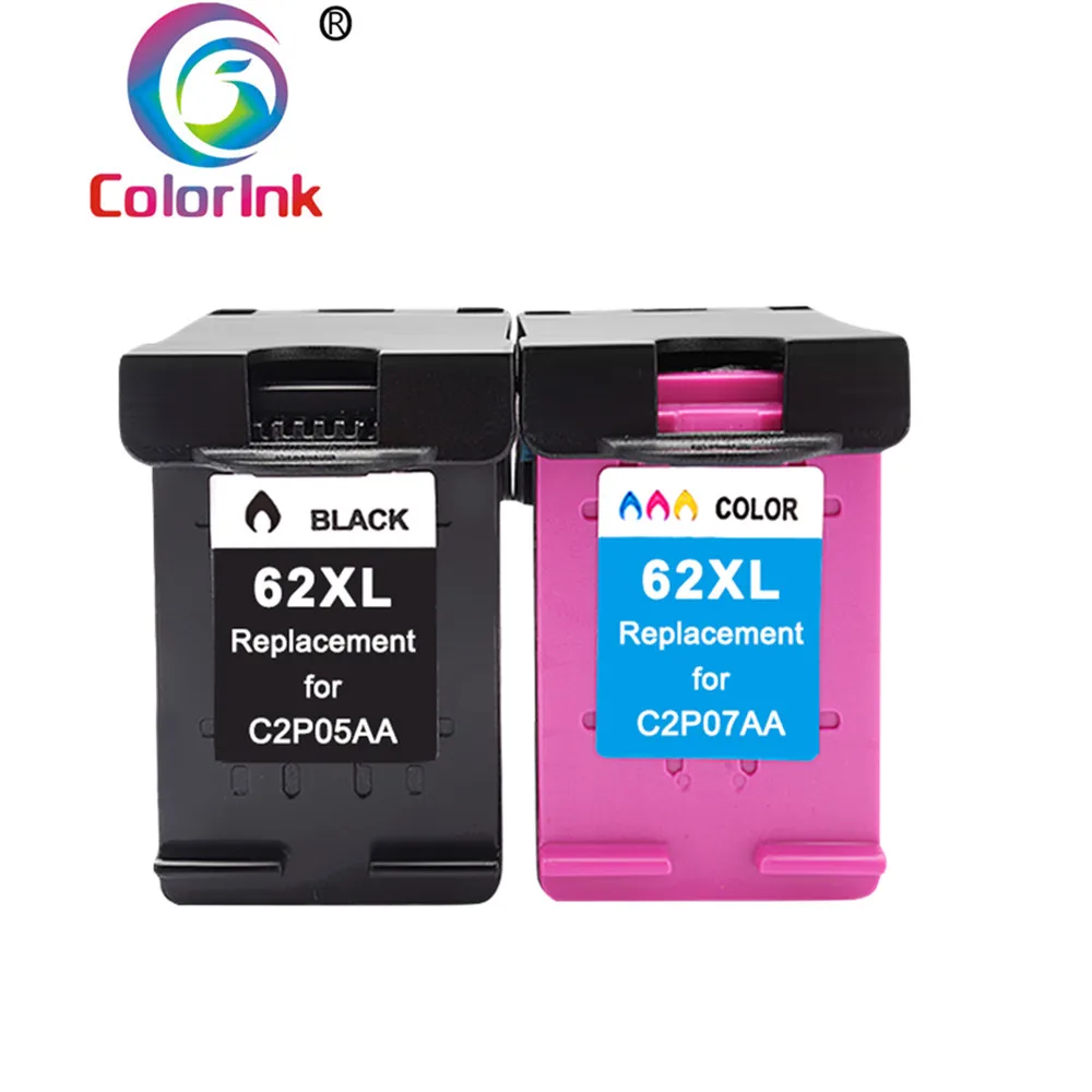 Сменный чернильный картридж ColoInk 62XL для hp 62 XL для hp 62 Envy 5640 OfficeJet 200 5540 5740 5542 7640 картриджи для принтеров
