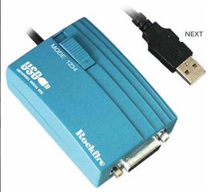 Переходник USB/15-контактный разъем MIDI для джойстика, адаптер для игрового порта, конвертер Rockfire 15-P RM-203, игровой порт 98/ME/2000/XP