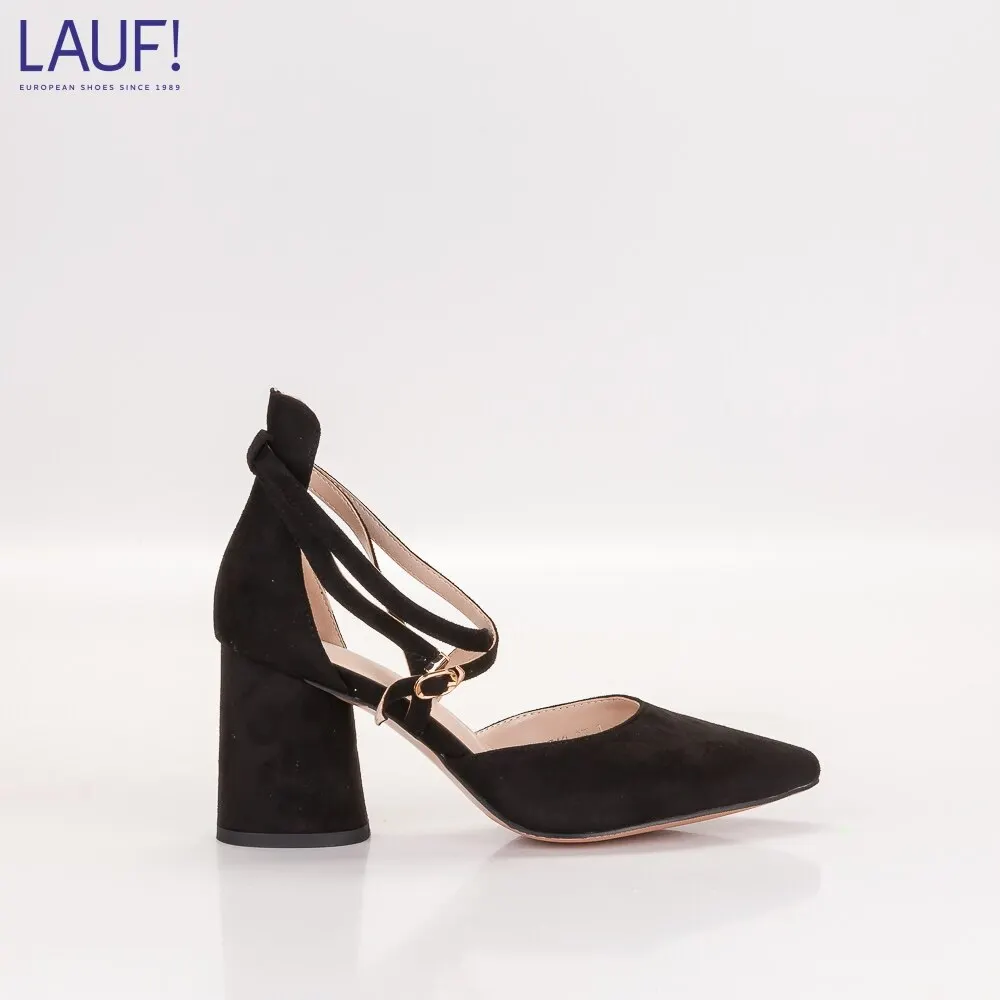 Туфли женские YF409-L1542 black Color Me иск.велюр | Обувь
