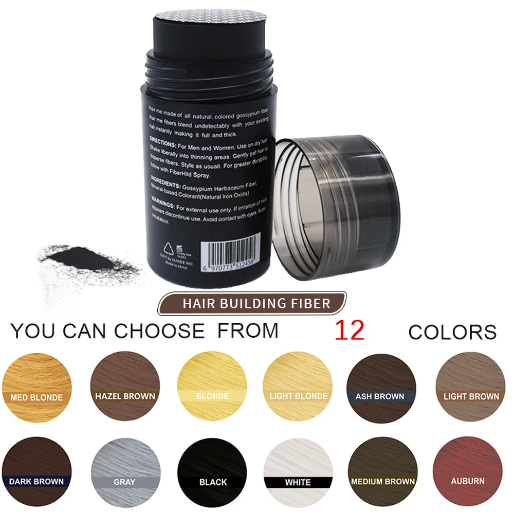 

Anti Hair Loss Spray Hair Filling Fibers 12g Small Bottle For Travel-packing High Quality Hair Fibers Thicker