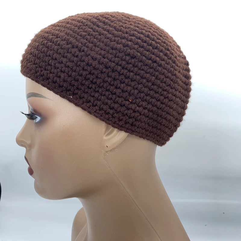 Шапка-бини и череп для мужчин ручной работы вязаная мусульманские шляпы молитв